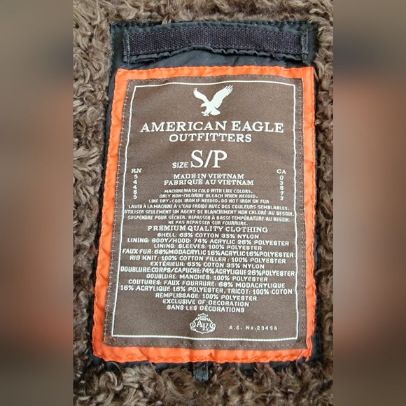 American Eagle Outfitters Women's Fur lined Hooded Coat size S/P - Picture 4 of 12